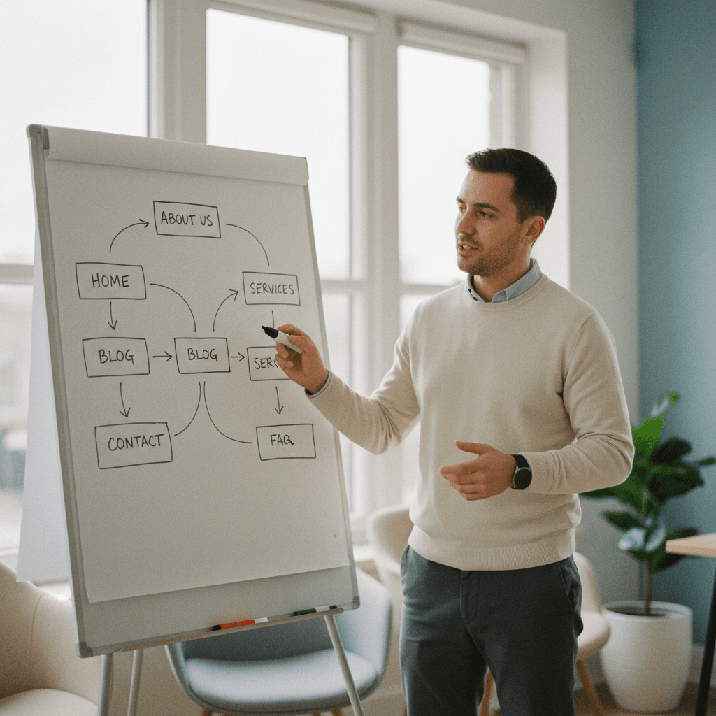 Maillage interne SEO : le guide débutant — illustration