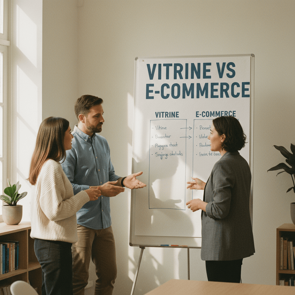 Site vitrine ou e-commerce : comment choisir ? — image contextuelle