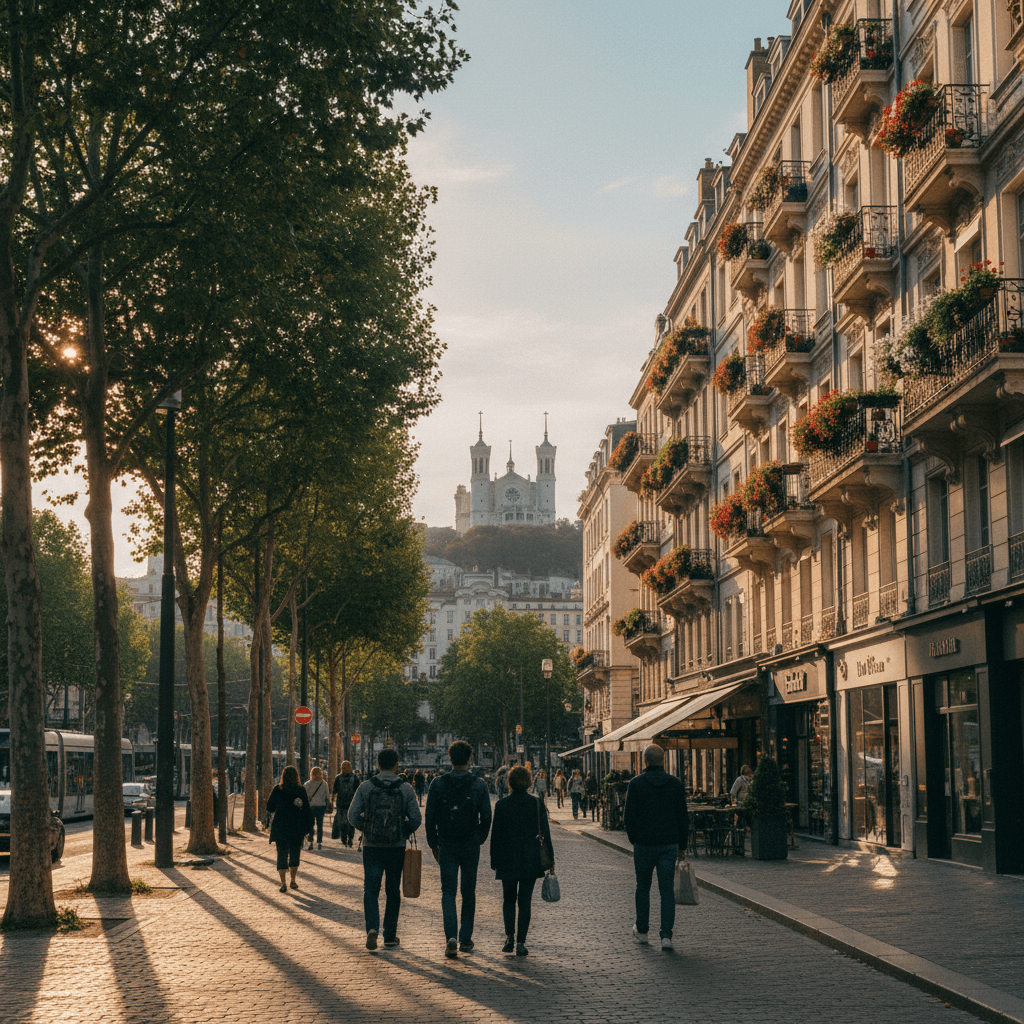 Lyon — quartier résidentiel