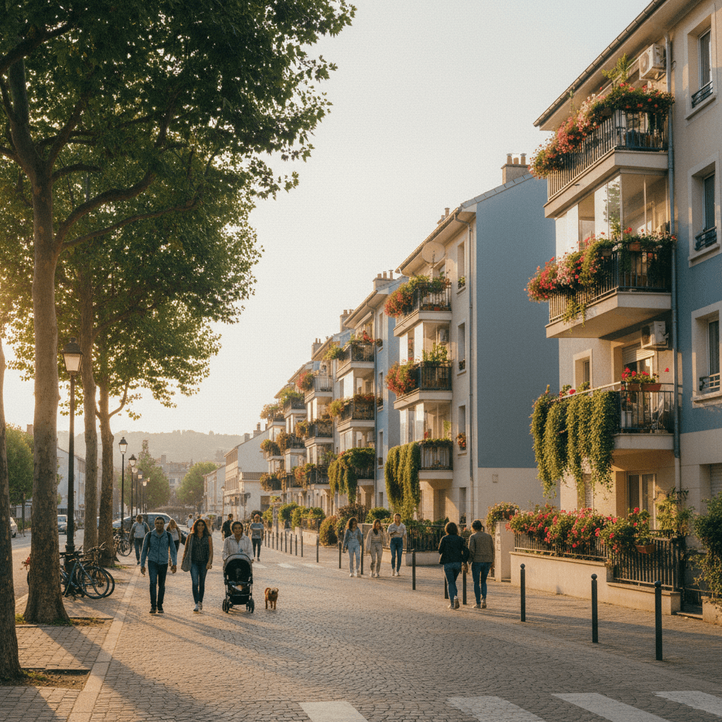 Vaulx-en-Velin — quartier résidentiel