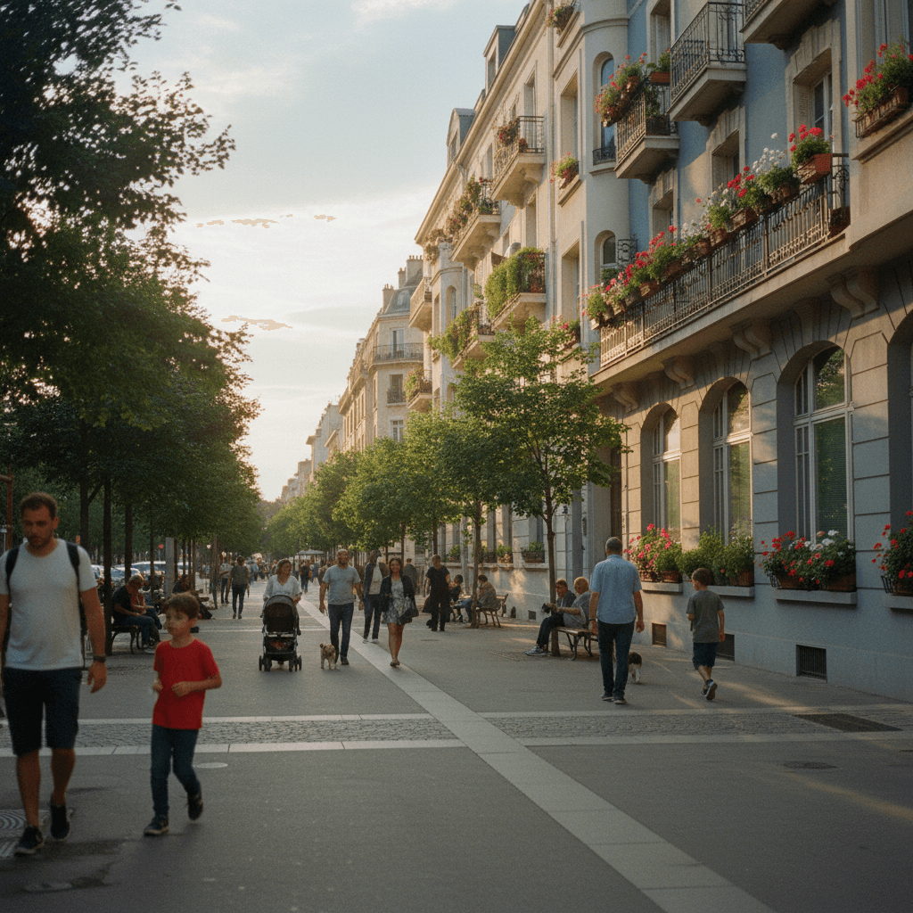 Villeurbanne — quartier résidentiel