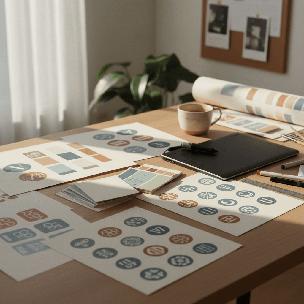 Identité visuelle & branding — illustration principale